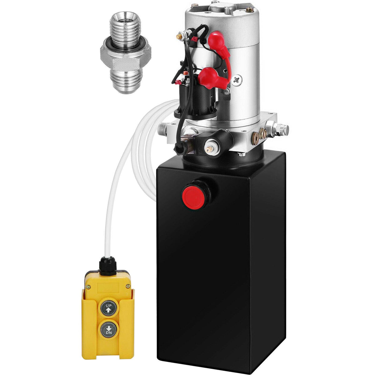 8 Quart Single Acting Hydraulic Pump Dump Trailer Unit Pack Repair 12V