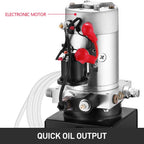 8 Quart Single Acting Hydraulic Pump Dump Trailer Unit Pack Repair 12V