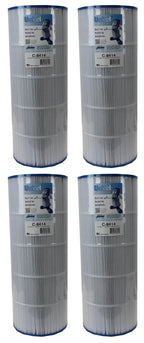 4) unicel c-8414 replacement cartridge filters 150 sq ft waterway clearwater ii