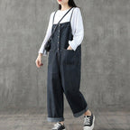 Strap Straight Casual Women Jumpsuit