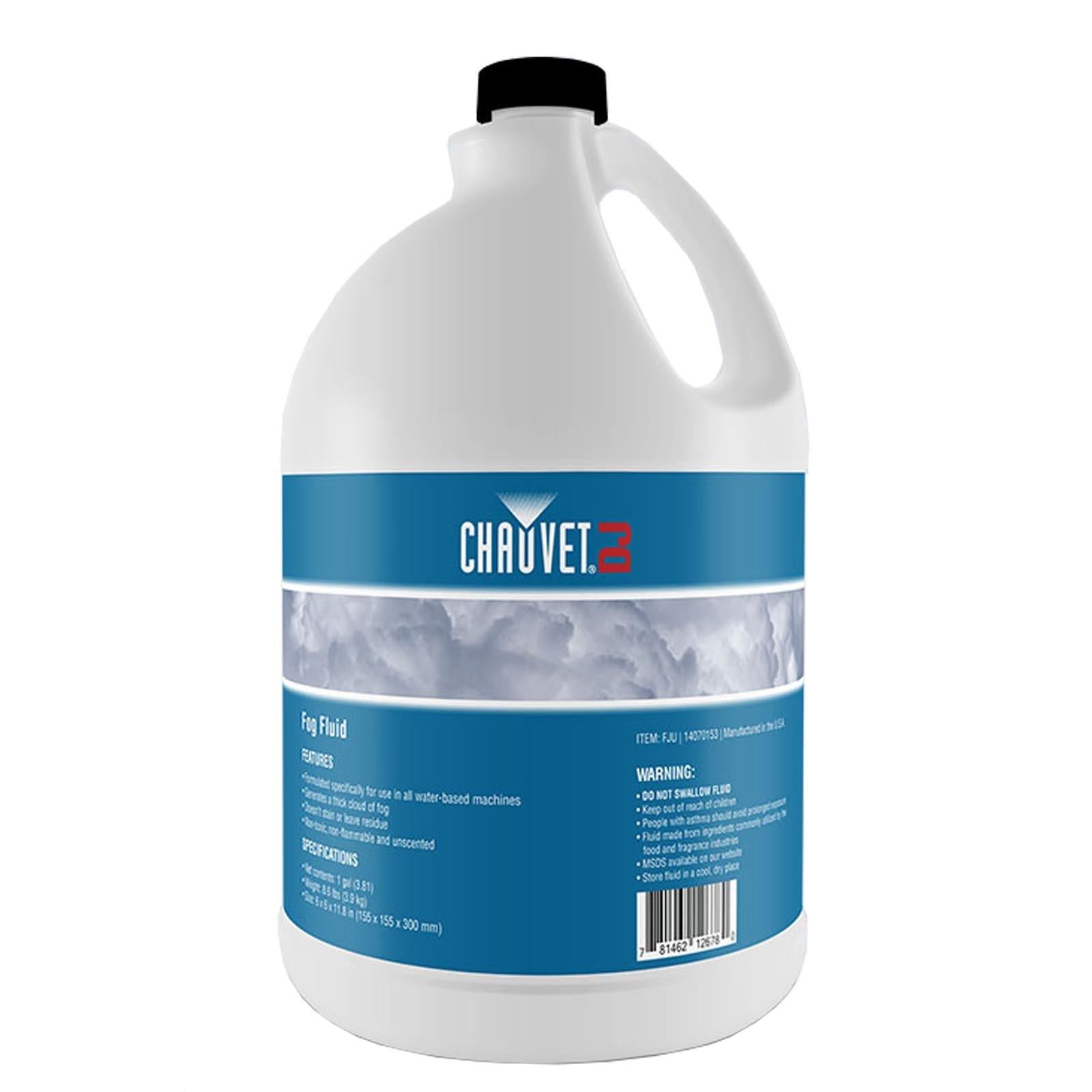 American DJ Medium Size Fog Machine (2) &amp; Chauvet 1 Gal Bottle FogJuice Fluid(2)
