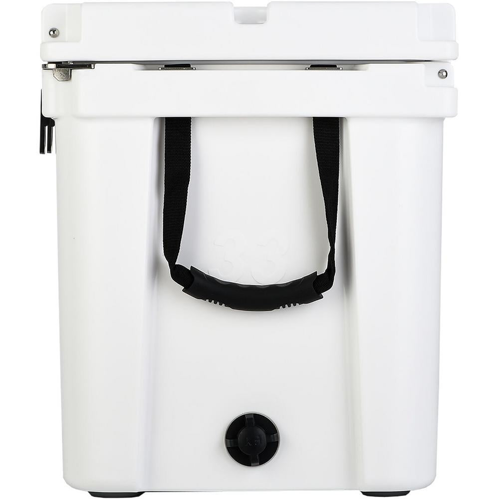 Elite Series 33 Qt. Rotational-Molded Customizable Cooler in White