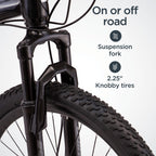 Schwinn Sidewinder Mountain Bike, 26-inch wheels, black
