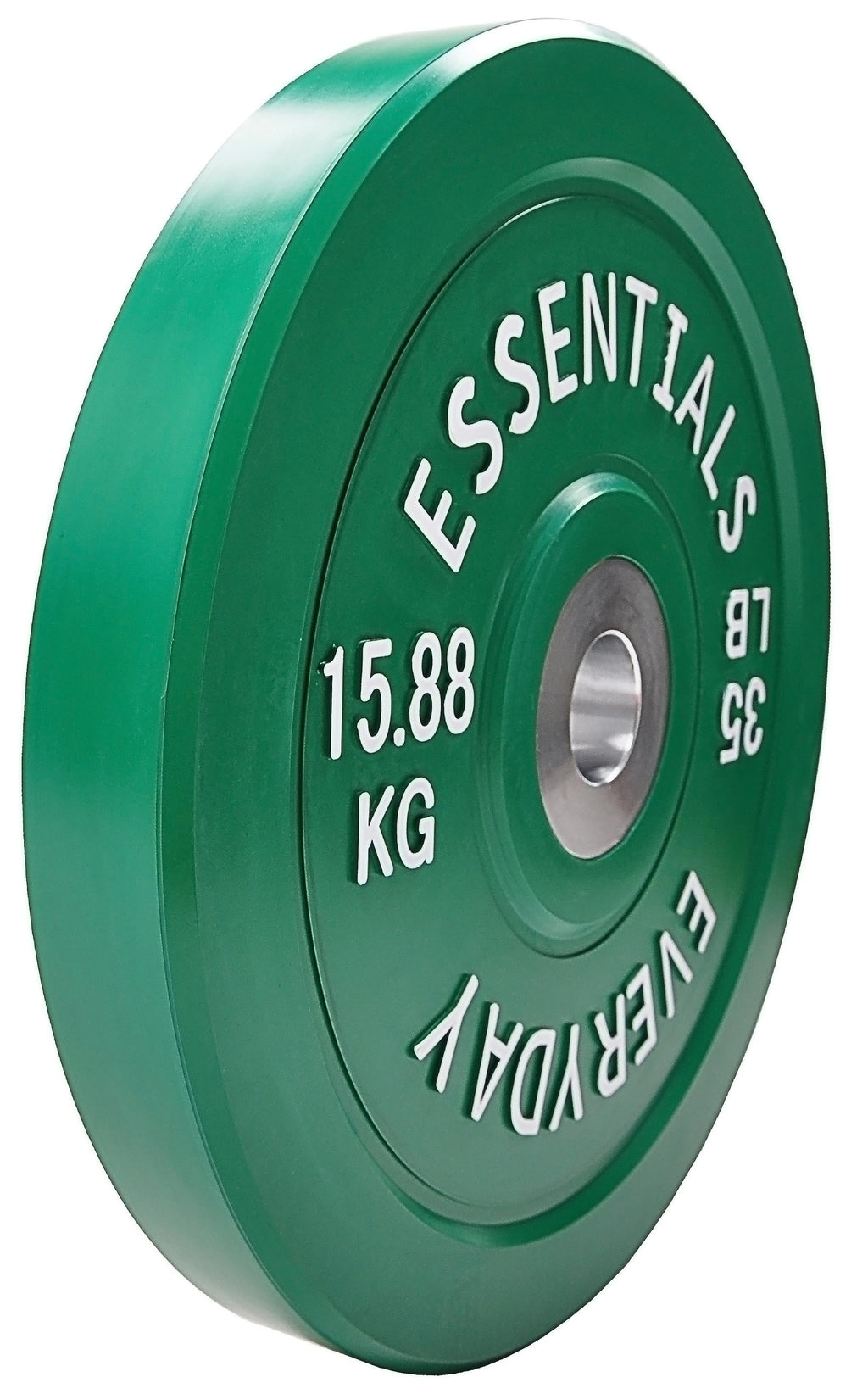 Everyday Essentials Color Coded Olympic Bumper Plate Weight Plate, 35 lbs