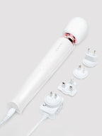 Le Wand Rechargeable Massage Wand Vibrator, White | White