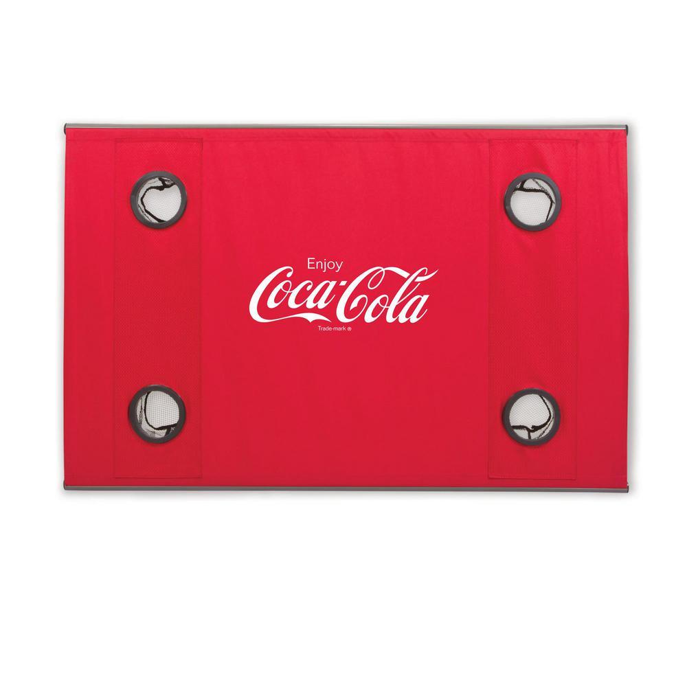 Coca-Cola Red Travel Table