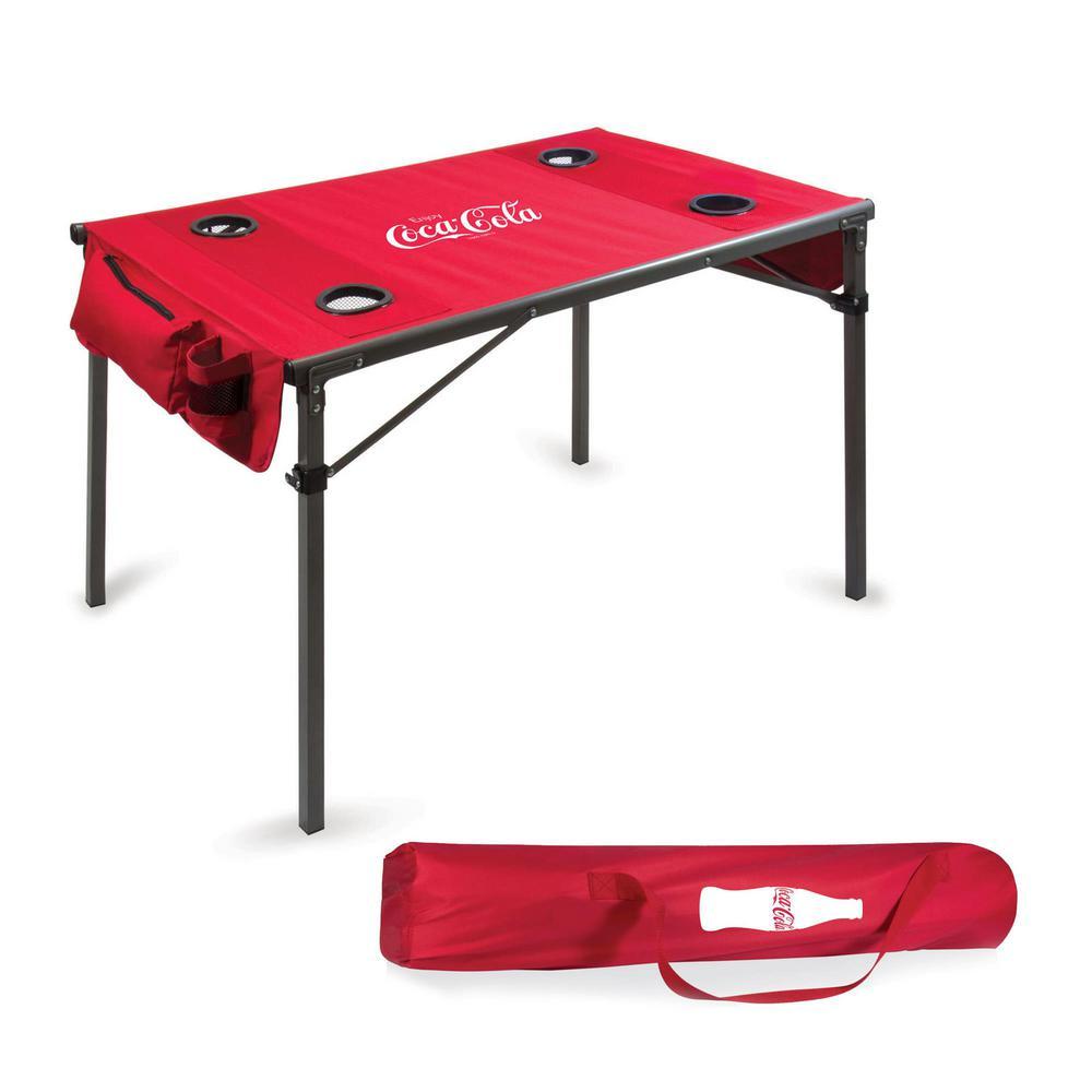 Coca-Cola Red Travel Table