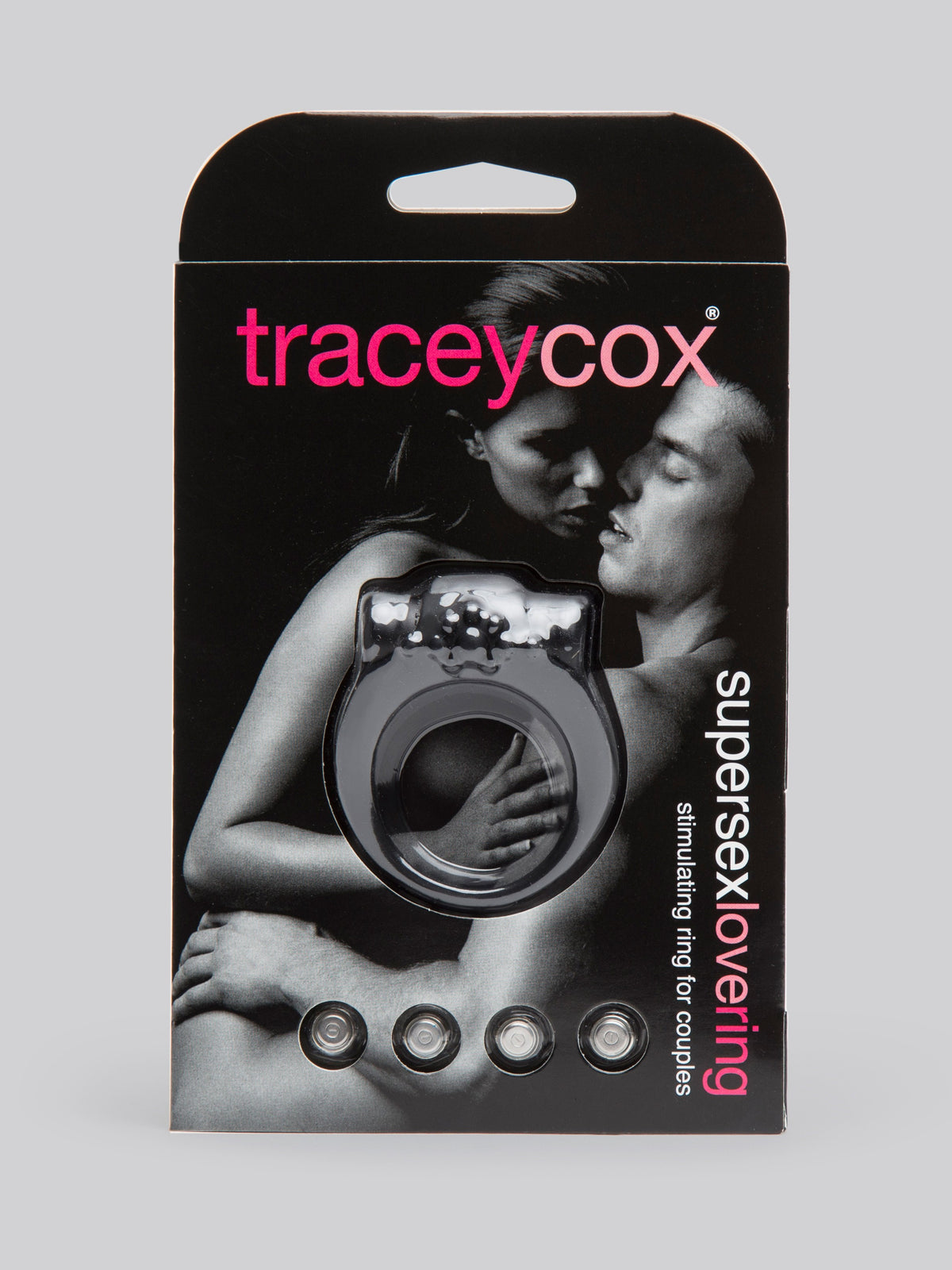 Tracey Cox Supersex Silicone Vibrating Love Ring, Black