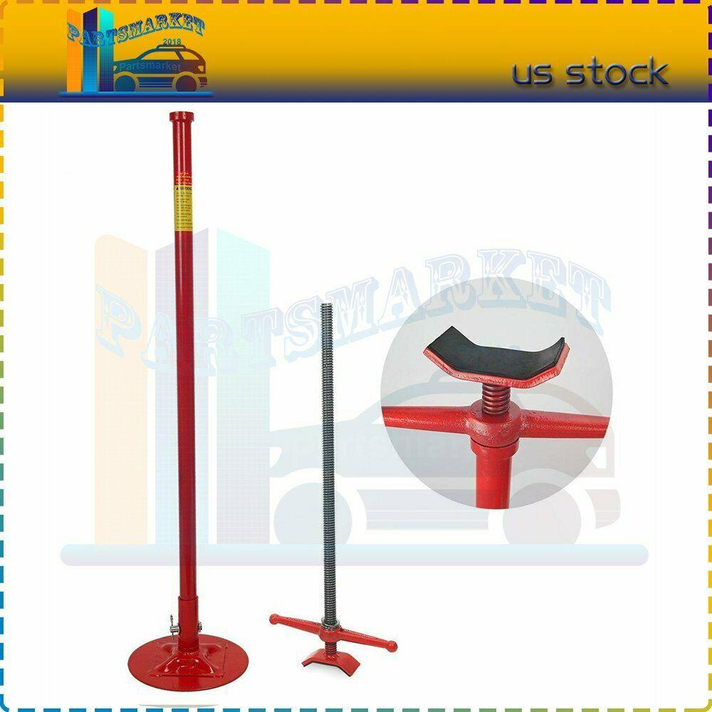 Twist Jack 80" Support Hoist Lift Kit Floor Car Stand Mount Screw 1/2 Ton 1000lb