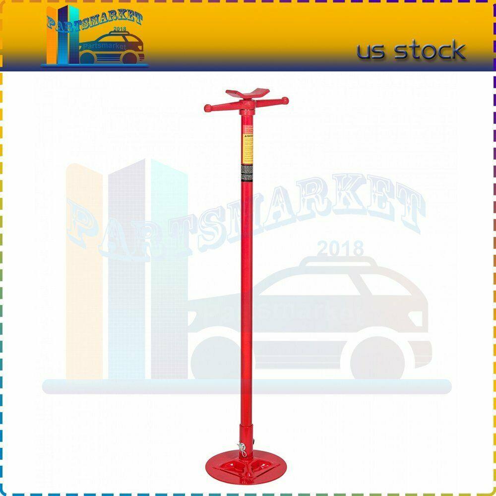 Twist Jack 80" Support Hoist Lift Kit Floor Car Stand Mount Screw 1/2 Ton 1000lb