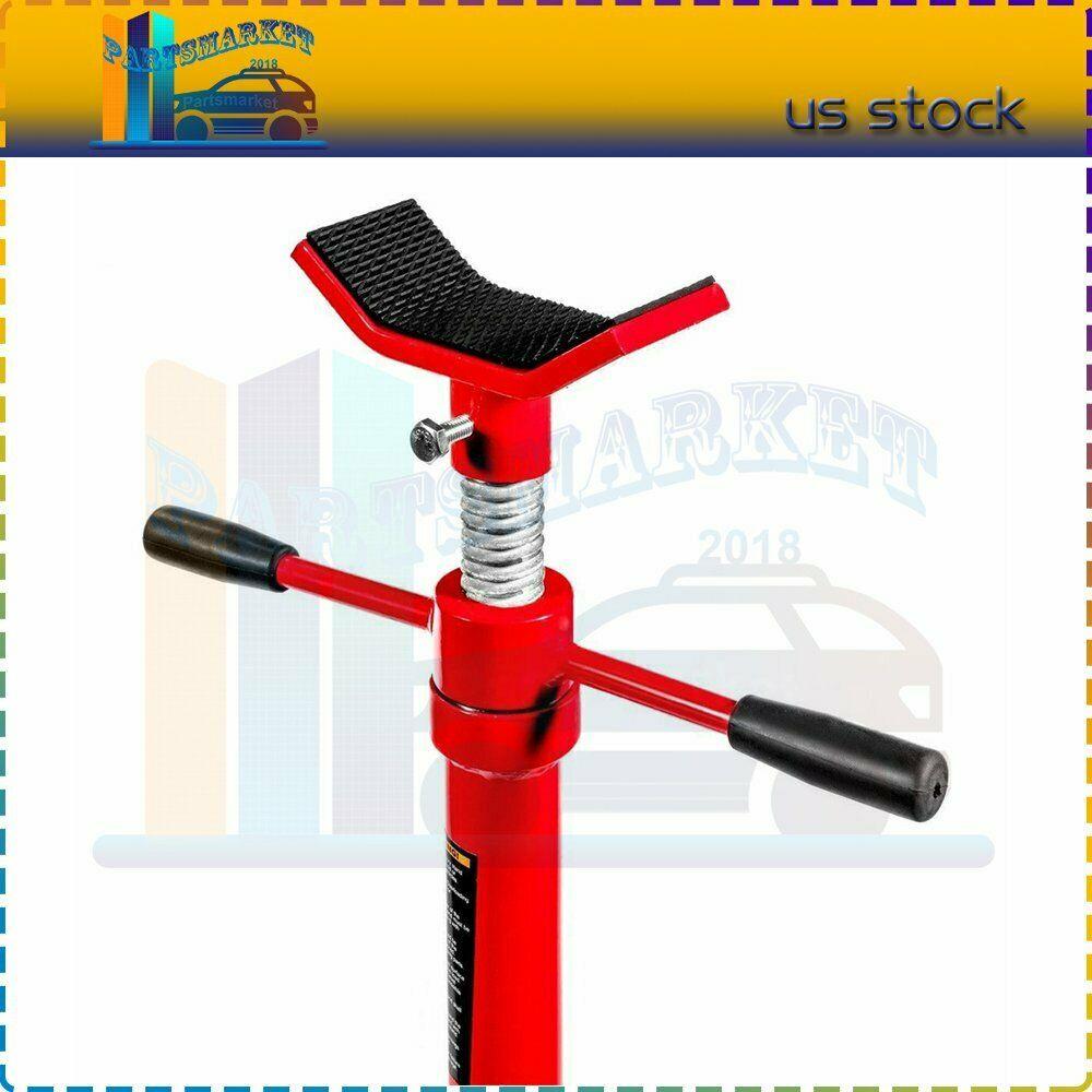 Twist Jack 80" Support Hoist Lift Kit Floor Car Stand Mount Screw 1/2 Ton 1000lb
