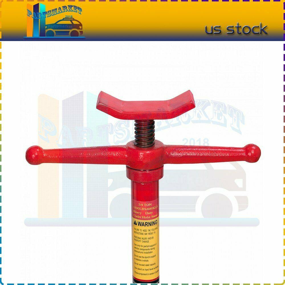 Twist Jack 80" Support Hoist Lift Kit Floor Car Stand Mount Screw 1/2 Ton 1000lb