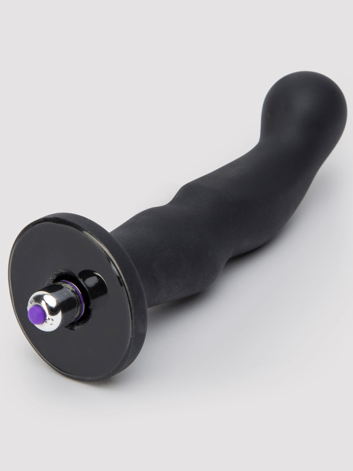 Tantus Silicone P-Spot Anal Vibrator 7.5 Inch, Black