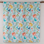 Levtex Home - Andrina Quilt Set -Twin Quilt + One Standard Pillow Sham - Mermaids in Pink, Peach, Turquoise, Yellow and Green - Quilt Size (68x86in) and Pillow Sham Size (26x20in)- Reversible - Cotton