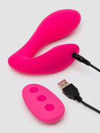 Lovehoney Double Act Remote Control G-Spot and Clitoral Vibrator, Pink