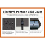StormPro 21 ft. - 24 ft. Pontoon Boat Cover