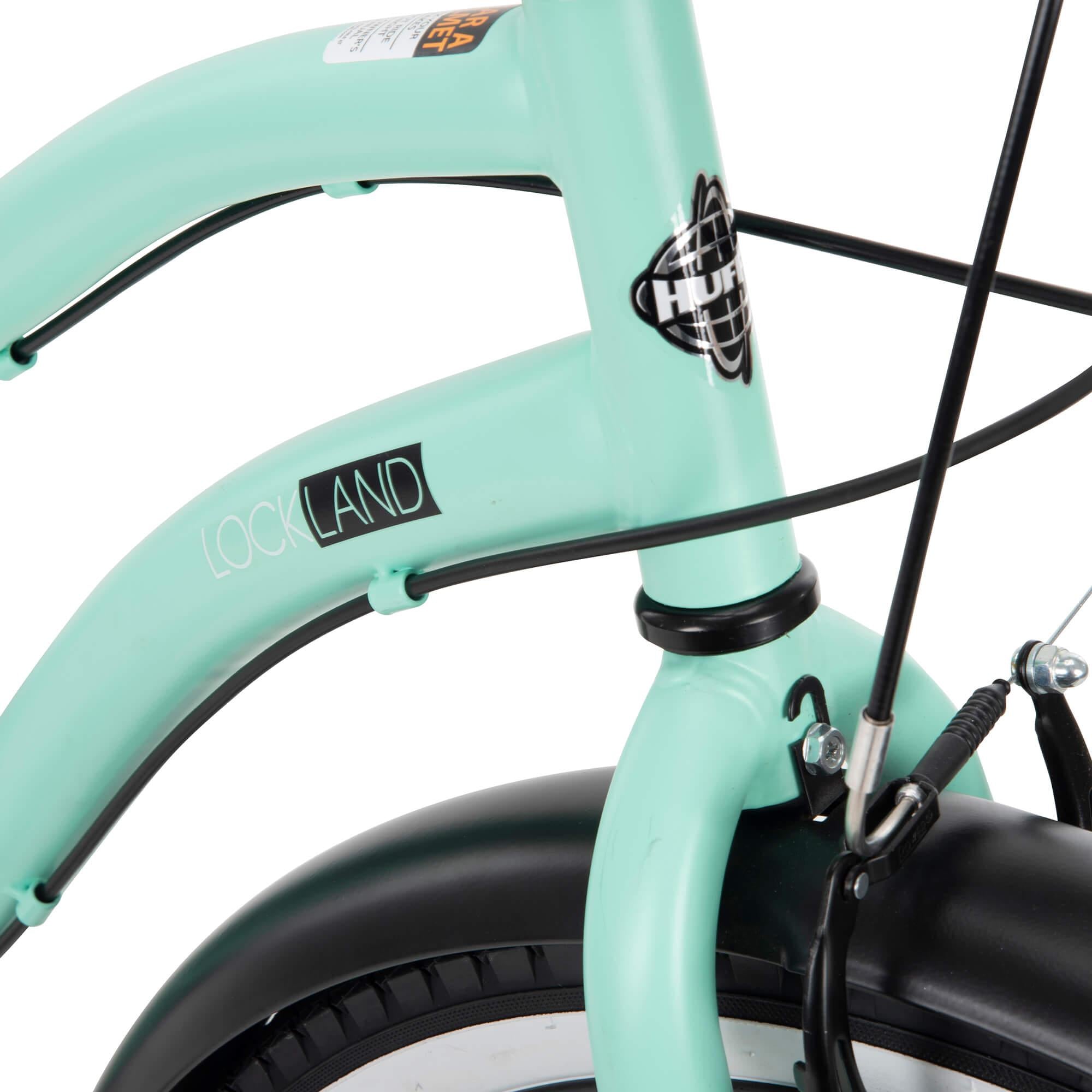 Huffy 26-inch Womens' Lockland 7-Speed Cruiser Bike, Sea Foam Green
