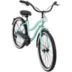 Huffy 26-inch Womens' Lockland 7-Speed Cruiser Bike, Sea Foam Green