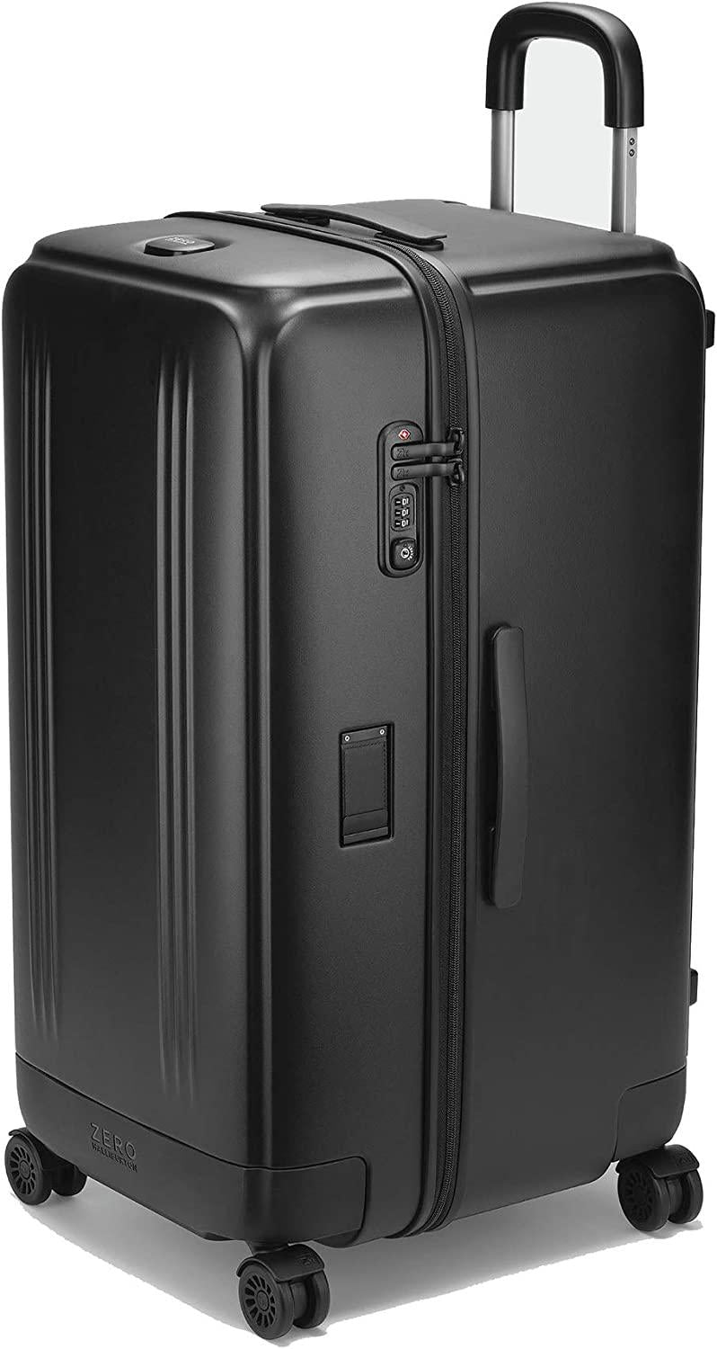 Edge Lightweight Polycarbonate Travel Case (Black, Large Trunk)