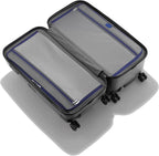 Edge Lightweight Polycarbonate Travel Case (Black, Large Trunk)