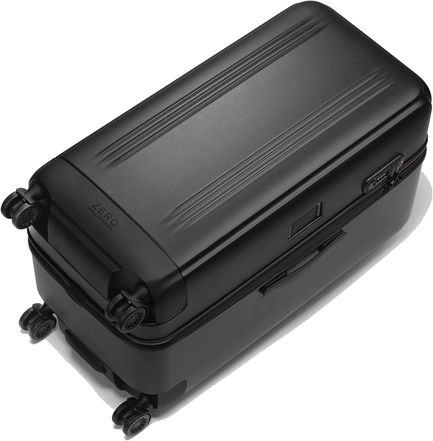 Edge Lightweight Polycarbonate Travel Case (Black, Large Trunk)