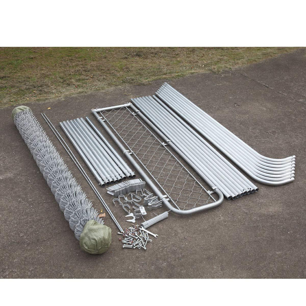 JAXPETY Dog House Kennel LarCaPen Outdoor Pet Durable Metal Fences 10 x 10 x 6 F