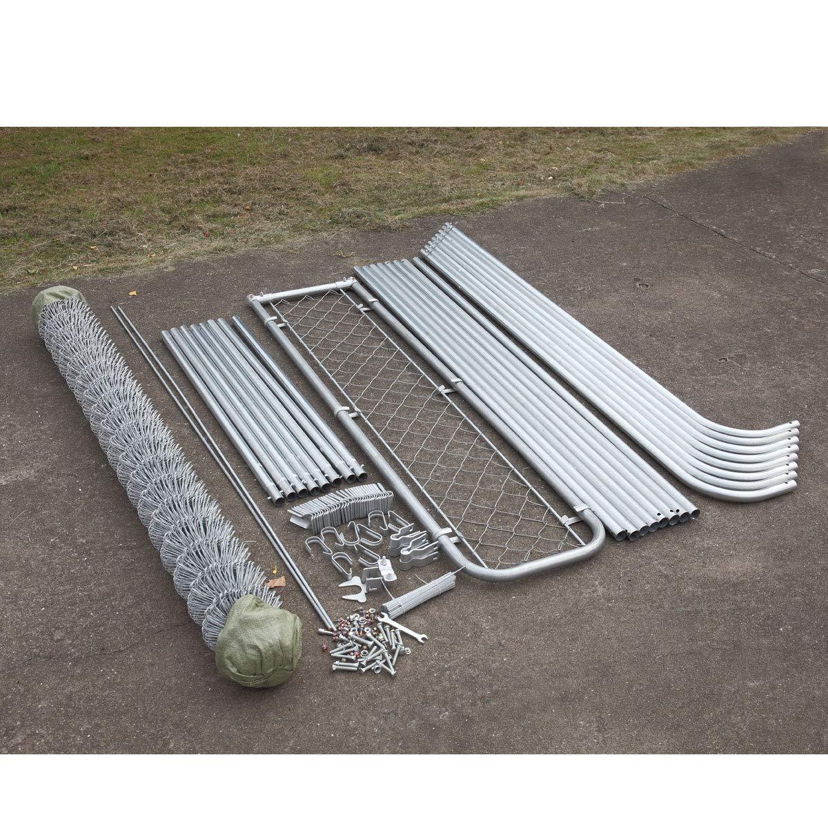 JAXPETY Dog House Kennel LarCaPen Outdoor Pet Durable Metal Fences 10 x 10 x 6 F