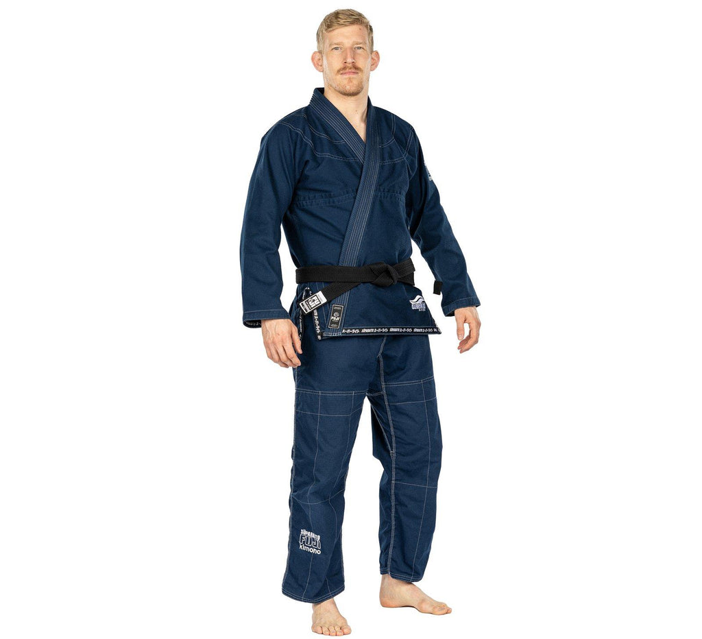 Fuji Suparaito Superlite Brazilian Jiu Jitsu Gi - Navy Blue (A2)
