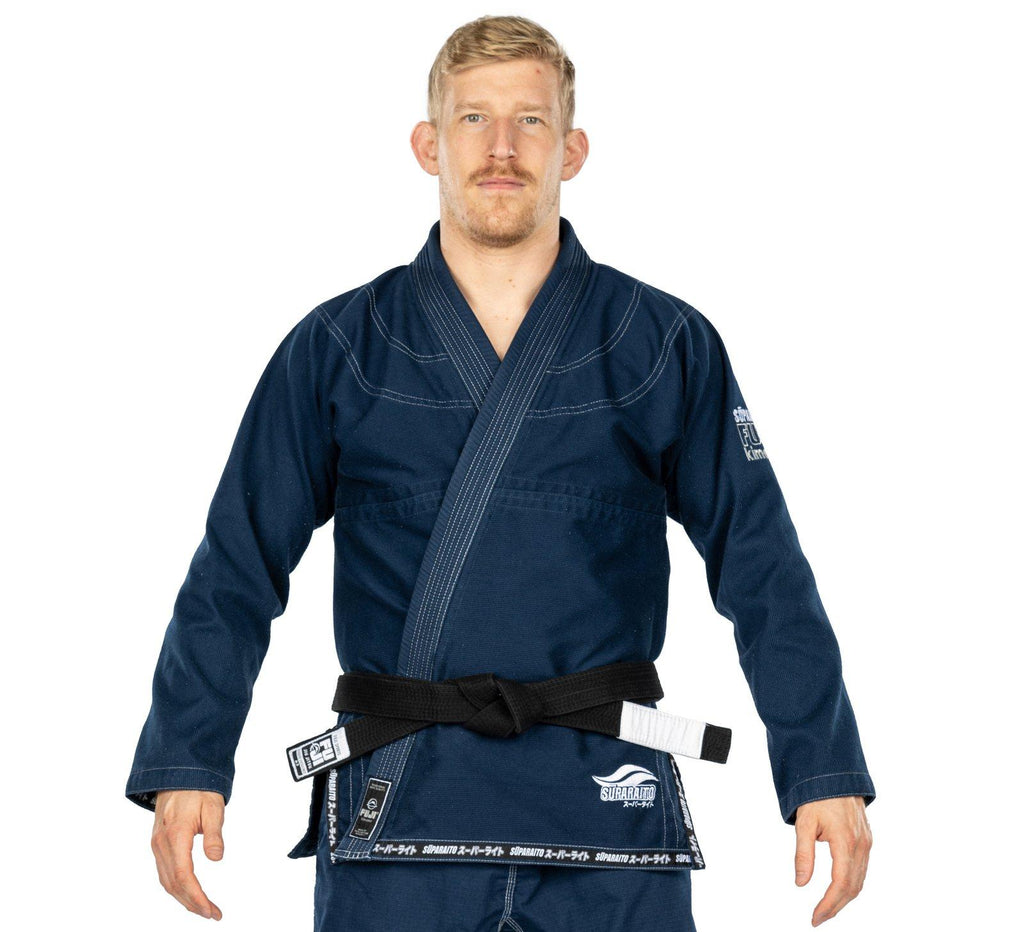 Fuji Suparaito Superlite Brazilian Jiu Jitsu Gi - Navy Blue (A2)