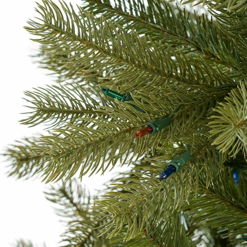 7.5-foot Mixed Spruce Hinged Artificial Christmas Tree
