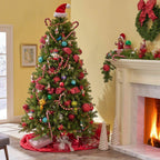 7.5-foot Mixed Spruce Hinged Artificial Christmas Tree