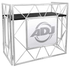 American DJ Pro Event Table II Foldable Portable DJ Booth Truss Facade + Fogger
