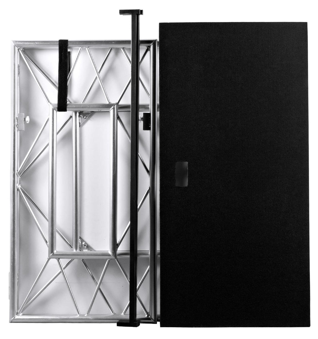 American DJ Pro Event Table II Foldable Portable DJ Booth Truss Facade + Fogger