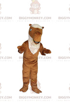 BIGGYMONKEYMascot Costume Brown Camel with White Mane