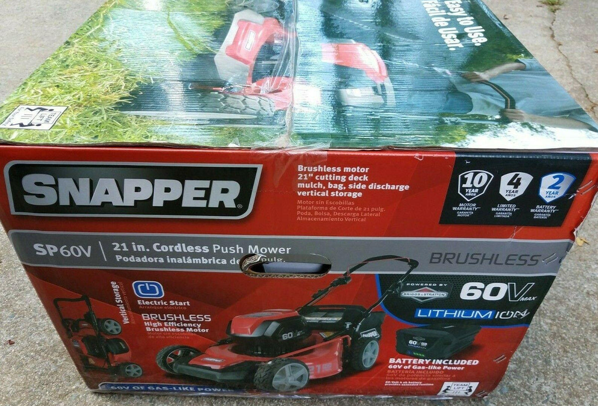 SP60V Lithium 21 inch Push Mower New in Box w/ Battery