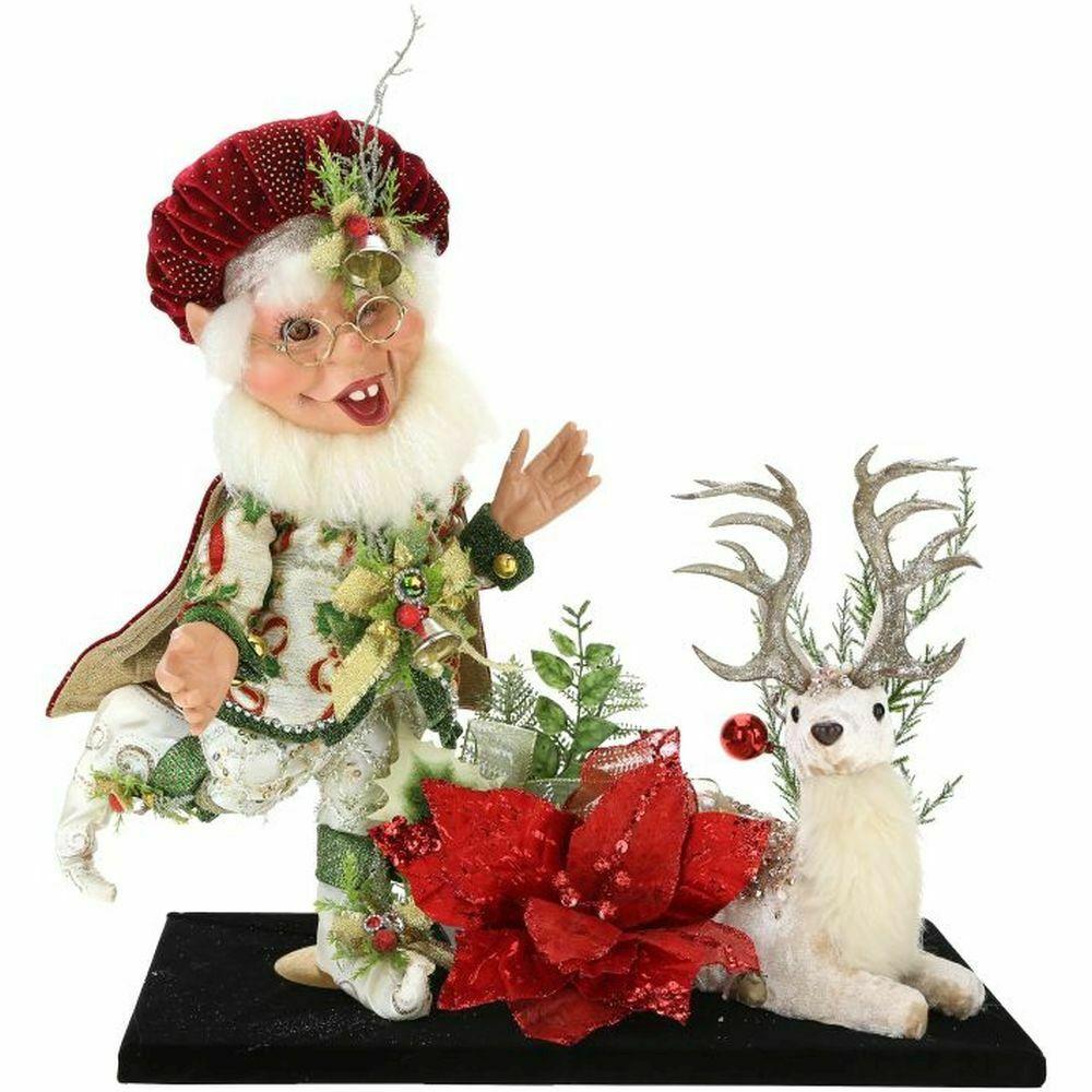 Mark Roberts Christmas 2021 Sparkling Deco Elf Tablescape Figurine