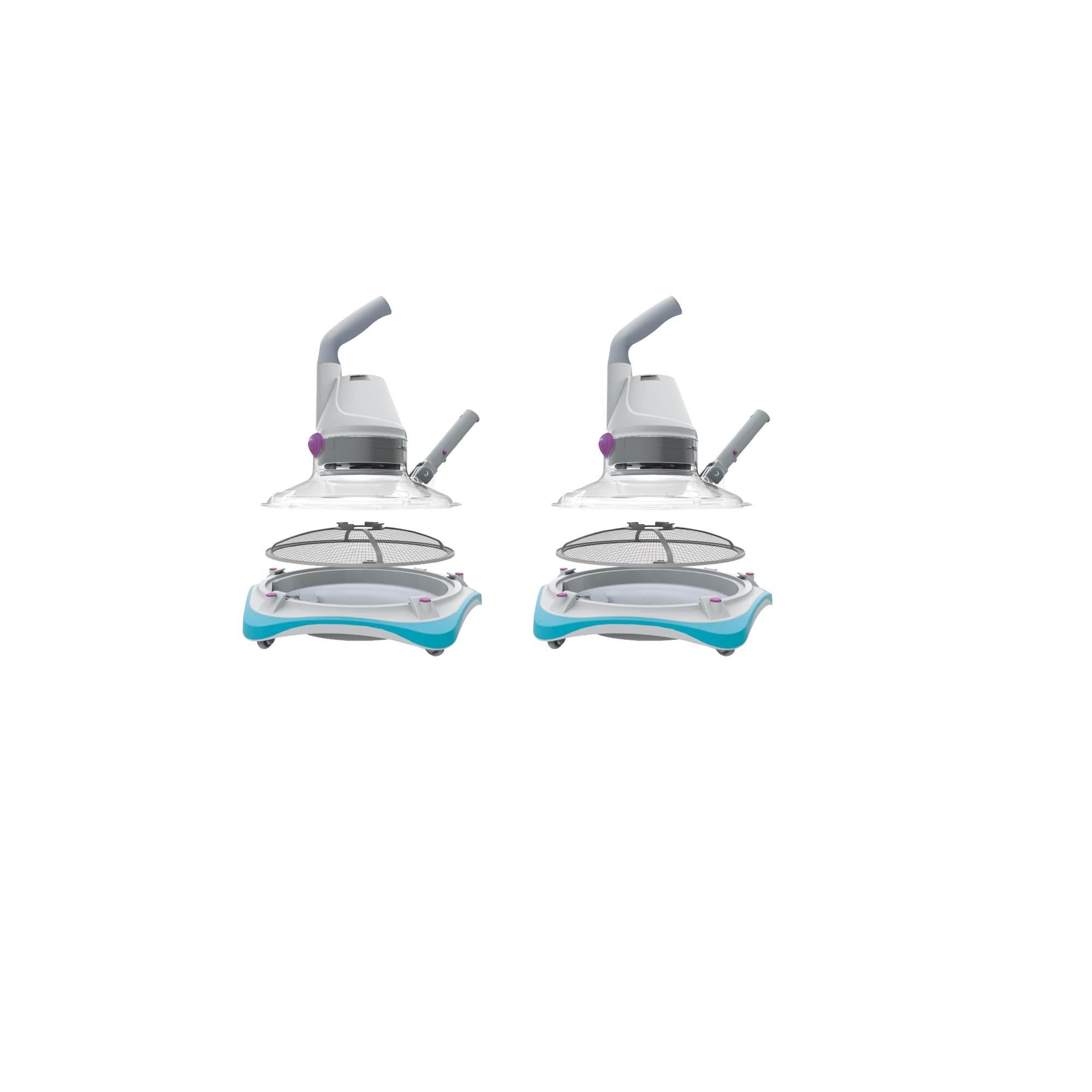 Kokido Pool Products Kokido Telsa 80 Rechargeable Electric Underwater Pool Vacuum Cleaner (2 Pack)