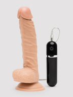 Lifelike Lover Classic Realistic Dildo Vibrator 8 Inch, Flesh Tan | Flesh Tan
