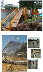 Climbing Training Rope Net for Children Playground Nursery Protection Net Outdoor Development Training Rope Net Polyester - Rope Thick 14mm Grid 15cm
