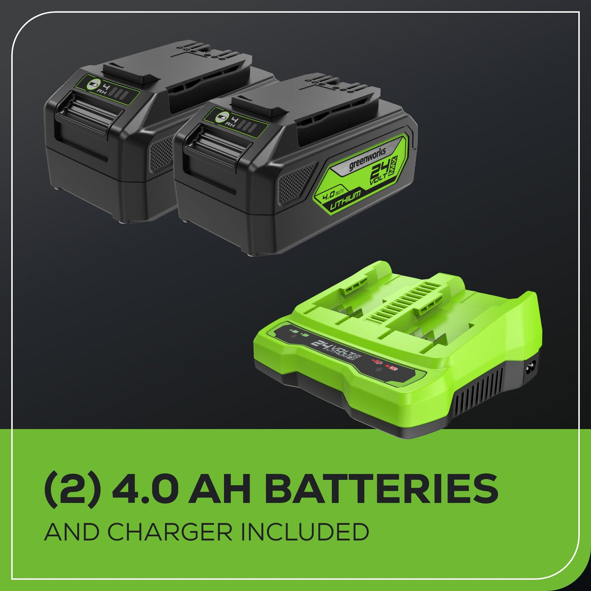 48V (24V x 2) 20" Brushless Cordless (Push) Lawn Mower (LED Headlight), (2) 4.0Ah Batteries and Dual Port Rapid Charger Included (200+ Compatible Tools)