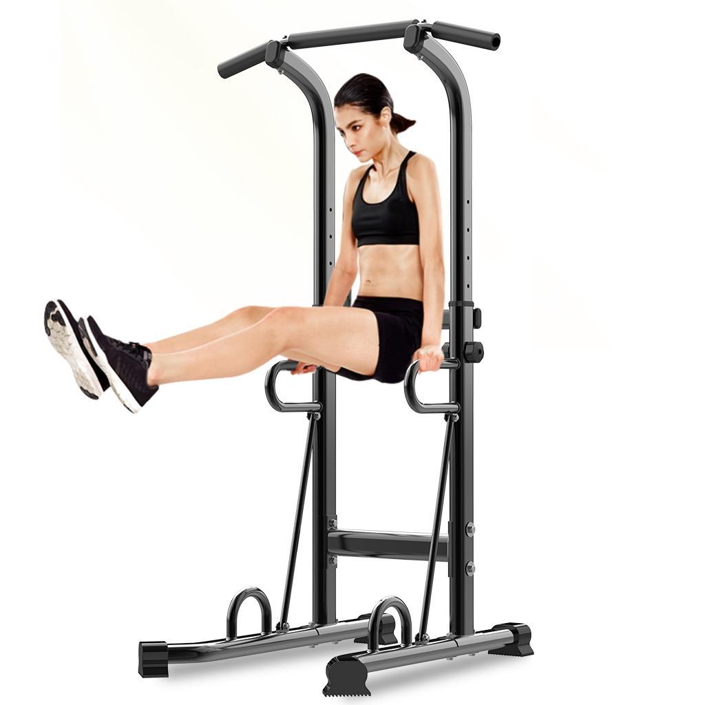 Mosunx Dip Station Power Tower Pull Push Chin Up Bar Fitness Body Exercise Equipment