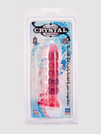 Doc Johnson Crystal Jellies Ribbed Anal Starter Dildo 5 Inch, Pink