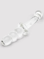 Lovehoney Ribbed G-Spot Sensual Glass Dildo, Clear