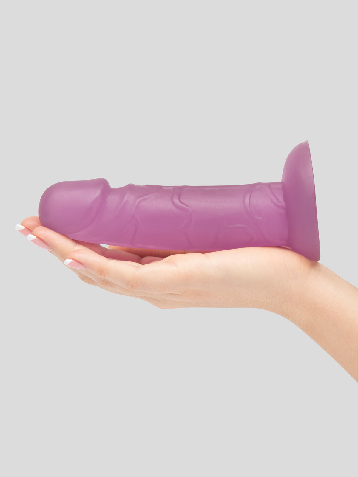 BASICS Suction Cup Dildo 6 Inch, Purple | Purple