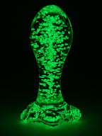 Lovehoney Sensual Glass Glow-in-the-Dark Butt Plug , Glow