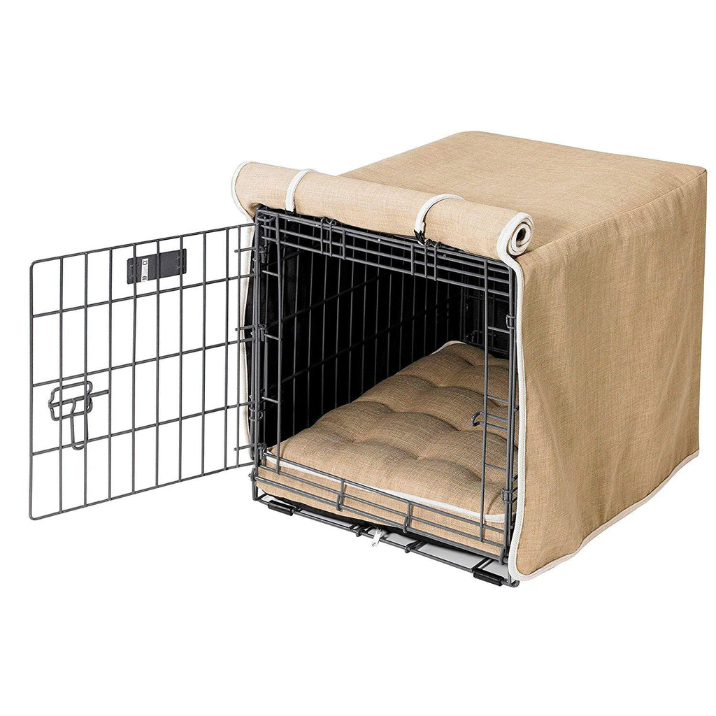 Bowsers Luxury Crate Cover, Large, Flax