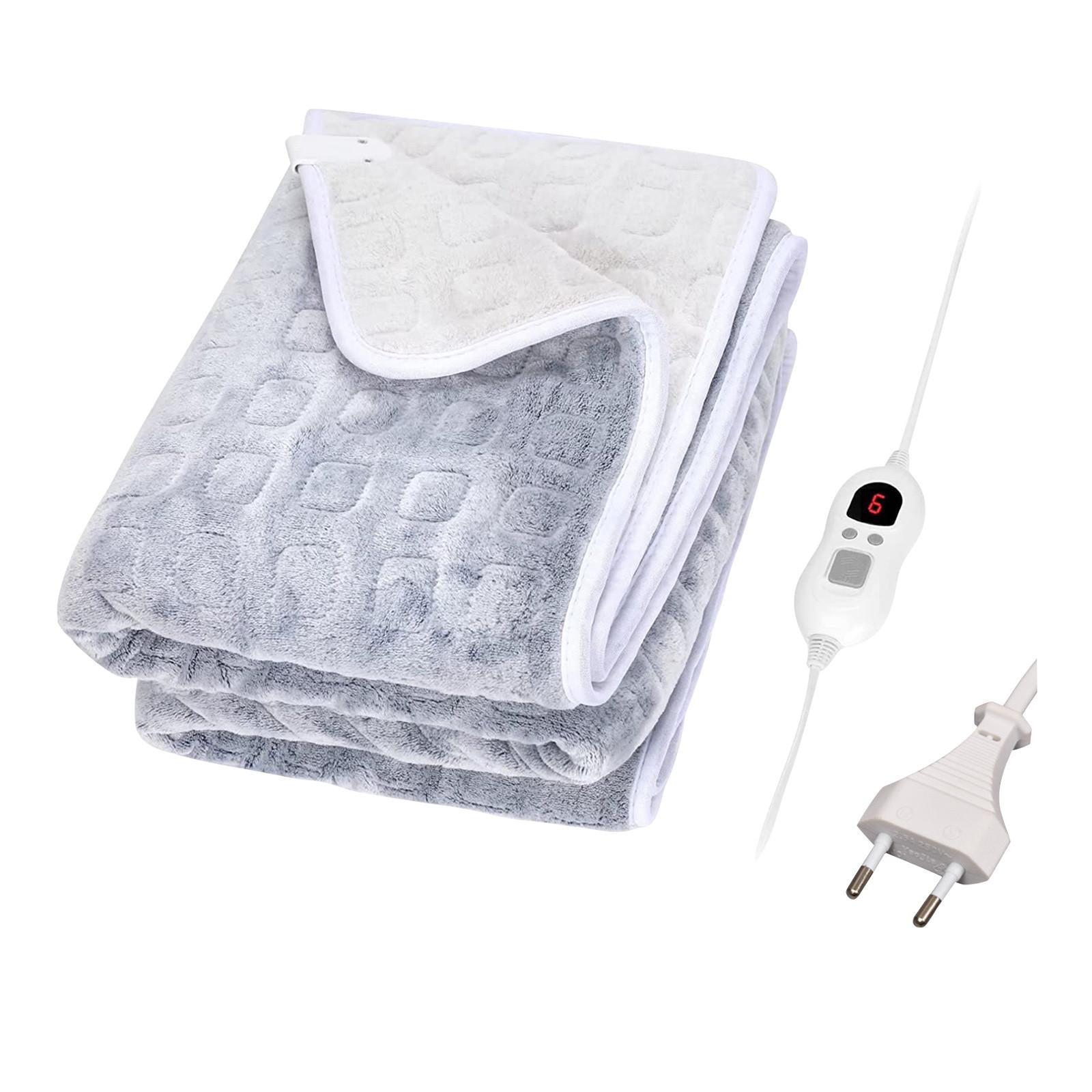 Fuieoe Electric Blanket Cozy Soft Flannel Electric Heated Winter Blanket Blanket Electric Heated Soft