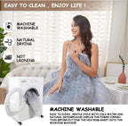 Fuieoe Electric Blanket Cozy Soft Flannel Electric Heated Winter Blanket Blanket Electric Heated Soft