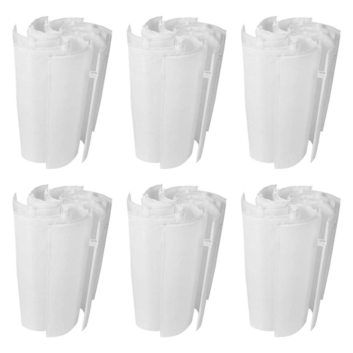 unicel d.e. fs-2005 filter grids set hayward pac-fab 7 full &amp; 1 partial (6 pack)