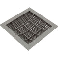 Waterway Plastics Main Drain Grate, Waterway, 12" x 12" Square, w/Frame, Gray